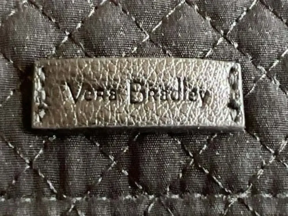 Vera Bradley RFID All in One Wallet Black Quilted (Crossbody Strap not included)